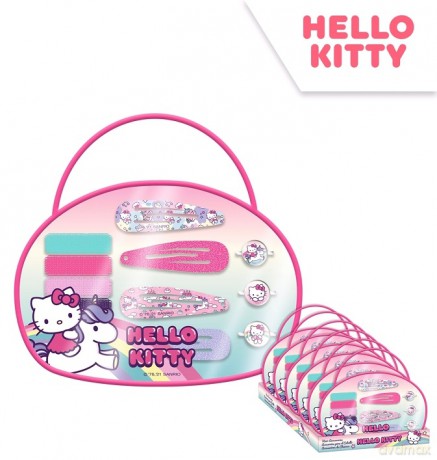 Akcesoriów do włosów Hello Kitty 12 el. HK50098