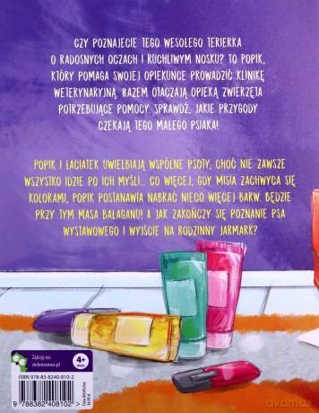 Apetyt na kolory. Popik i jego wielkie przygody - Aniela Cholewińska-Szkolik [KSIĄŻKA]