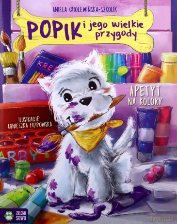 Apetyt na kolory. Popik i jego wielkie przygody - Aniela Cholewińska-Szkolik [KSIĄŻKA]