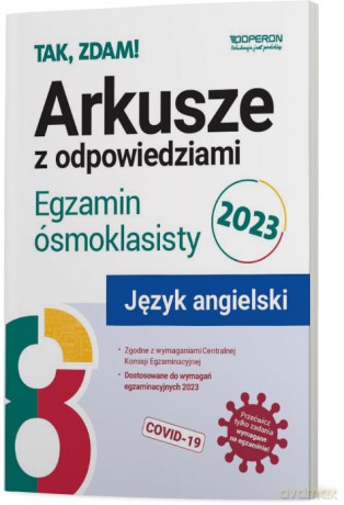 Arkusze Egzamin ósmoklasisty 2023 Język angielski - Anna Tracz [KSIĄŻKA]