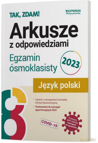 Arkusze Egzamin ósmoklasisty 2023 Język polski - Jolanta Eisner [KSIĄŻKA]