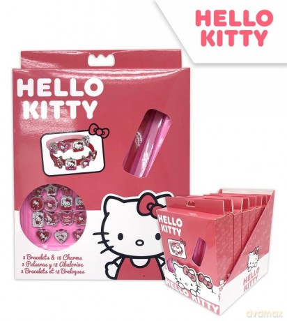 Bansoleteki z zawieszkami Hello Kitty 21 el. HK50090