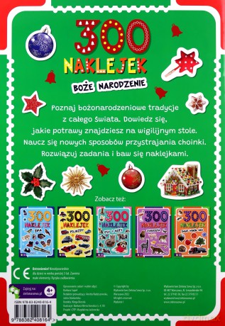 Boże Narodzenie. 300 naklejek [KSIĄŻKA]