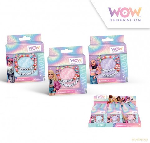 Bransoletki z przesłaniem WOW box mix wzorów WOW00008