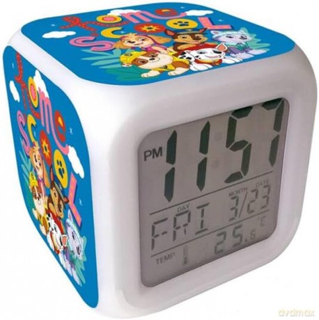 Budzik cyfrowy z alarmem Paw Patrol PW19831