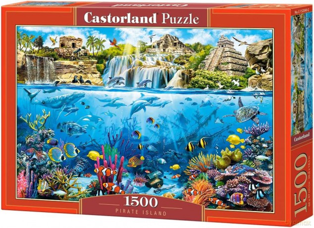 CASTORLAND 1500 el. Wyspa piratów C-152049 [PUZZLE]