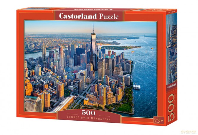 CASTORLAND 500 el. Zachód słońca nad Manhattanem B-53674 [PUZZLE]