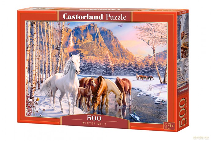 CASTORLAND 500 el. Zimowe roztopy B-53704 [PUZZLE]