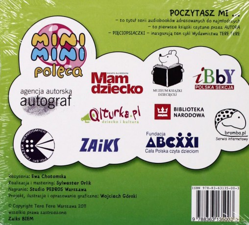 Pięciopsiaczki - Wanda Chotomska [AUDIOBOOK] (digipack) [CD]