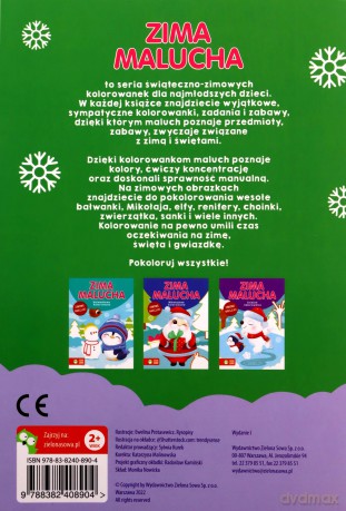 Choinkowe kolorowanie. Zima malucha [KSIĄŻKA]
