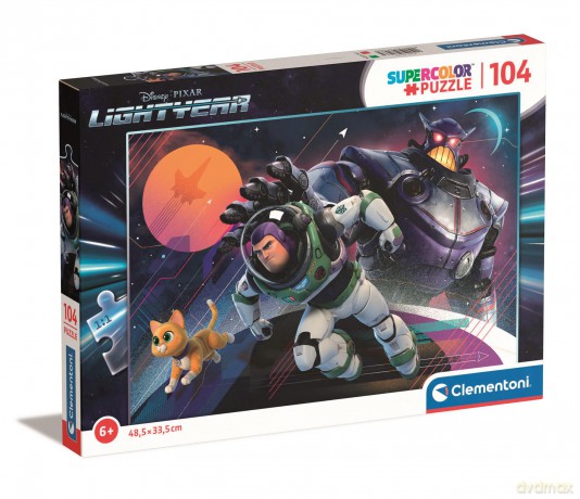 CLEMENTONI 104 el. super kolor Lightyear 27166 [PUZZLE]