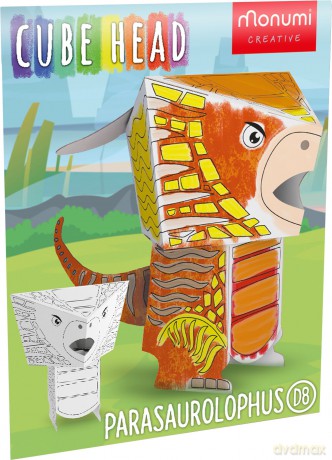 Dino Parasaurolophus Cube Head MCH000116