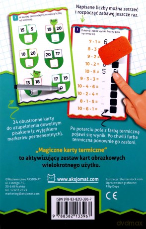 Dodawanie i odejmowanie do 100. Magiczne karty termiczne - Agnieszka Bator [KSIĄŻKA]