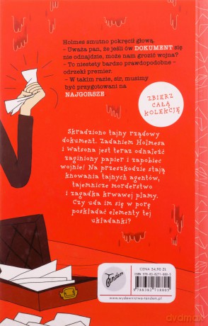 Druga plama. Klasyka dla dzieci. Sherlock Holmes (Tom 29) - Arthur Conan Doyle [KSIĄŻKA]