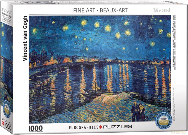 EUROGRAPHICS 1000 el. EG-The Starry Night Over the R [PUZZLE]
