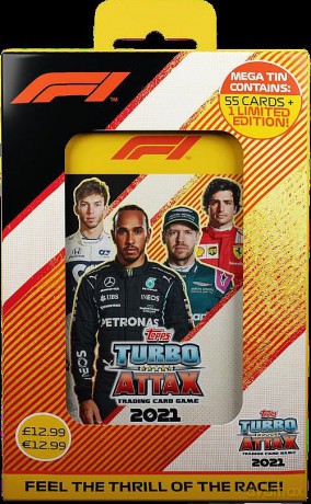 F1 Turbo Attax Mega puszka [FIGURKA]