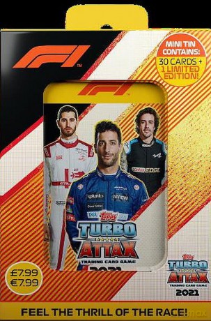 F1 Turbo Attax Mini puszka [FIGURKA]