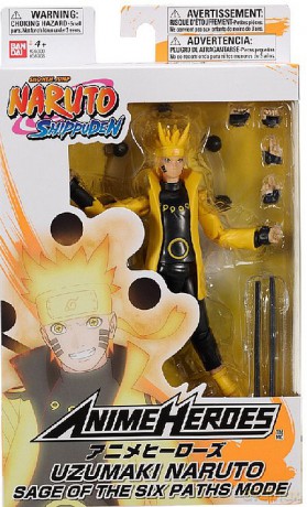 ANIME HEROES NARUTO UZUMAKI NARUTO SAGE OF THE SIX PATHS MODE [FIGURKA]