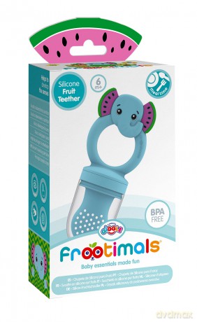 Gryzak silikonowy do podawania owoców Frootimals melephant