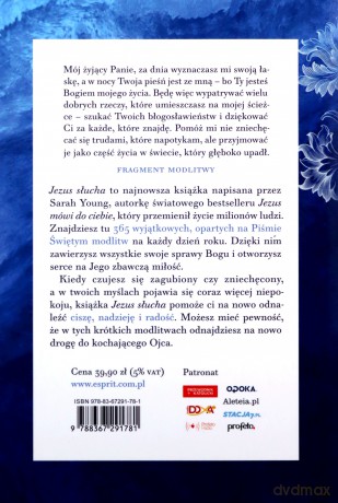 Jezus słucha. W poszukiwaniu pokoju, radości i nadziei - Sarah Young [KSIĄŻKA]