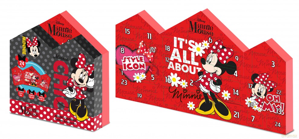 Kalendarz adwentowy Minnie 24 elementy WD22045