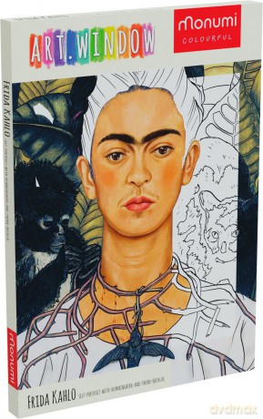 Kolororamka Arts L Selfportrait with Hummingbird and thorn necklac MPR000212