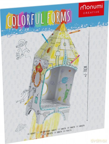 Kolorowanka domek L Rakieta MKS000605