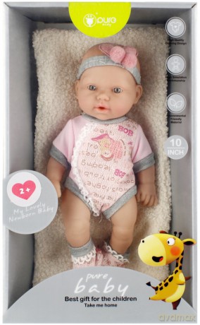 Lalka bobas 25 cm + akcesoria