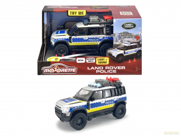 Land Rover policja 12,5 cm Majorette Grand
