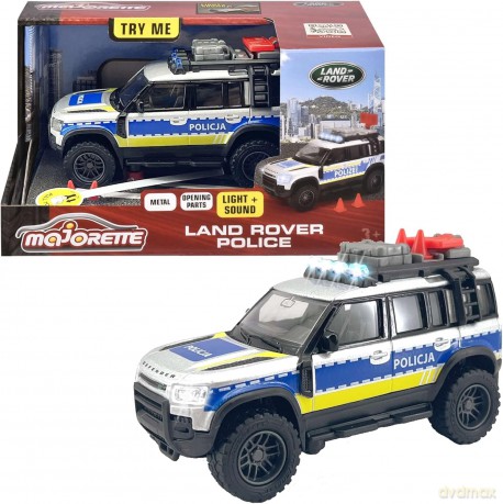 Land Rover policja 12,5 cm Majorette Grand