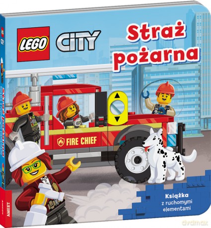 LEGO city Straż pożarna Książka z ruchomymi elementami PPS-6001 [KSIĄŻKA]