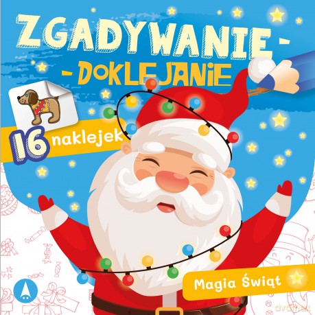 Magia świąt. Zgadywanie-doklejanie - Sabina Grabias [KSIĄŻKA]