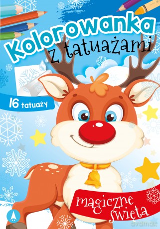Magiczne święta. Kolorowanka z tatuażami [KSIĄŻKA]