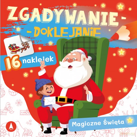 Magiczne święta. Zgadywanie-doklejanie [KSIĄŻKA]