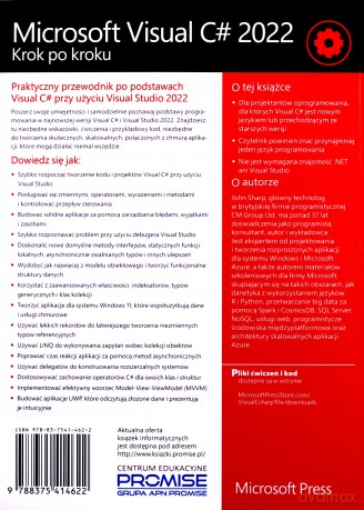 Microsoft Visual C# 2022. Krok po kroku - John Sharp [KSIĄŻKA]