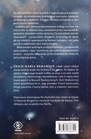 Na Zachodzie bez zmian (okładka filmowa) - Erich Maria Remarque [KSIĄŻKA]