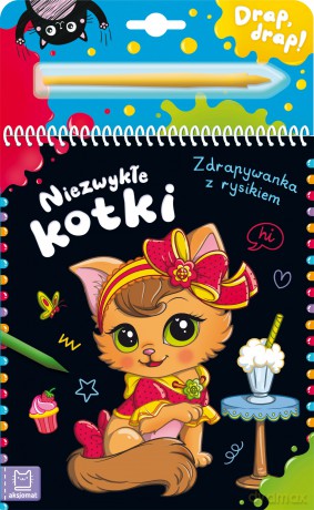 Niezwykłe kotki. Zdrapywanka z rysikiem - Anna Podgórska [KSIĄŻKA]