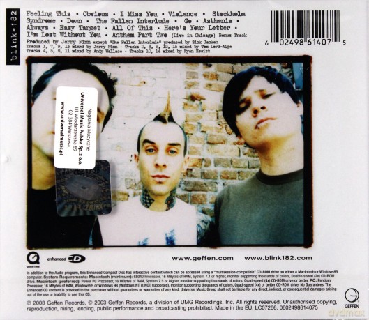 Blink 182: Blink 182 [CD]