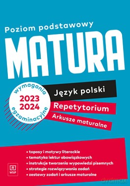 Nowe Repetytorium 2023 język polski arkusze maturalne zakres podstawowy [KSIĄŻKA]
