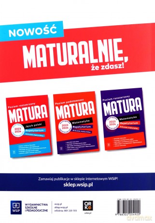 Nowe Repetytorium 2023 język polski arkusze maturalne zakres podstawowy [KSIĄŻKA]
