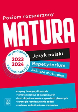 Nowe Repetytorium 2023 język polski arkusze maturalne zakres rozszerzony [KSIĄŻKA]