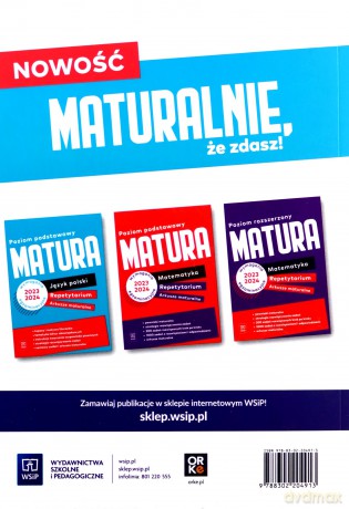 Nowe Repetytorium 2023 język polski arkusze maturalne zakres rozszerzony [KSIĄŻKA]