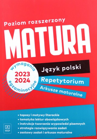 Nowe Repetytorium 2023 język polski arkusze maturalne zakres rozszerzony [KSIĄŻKA]