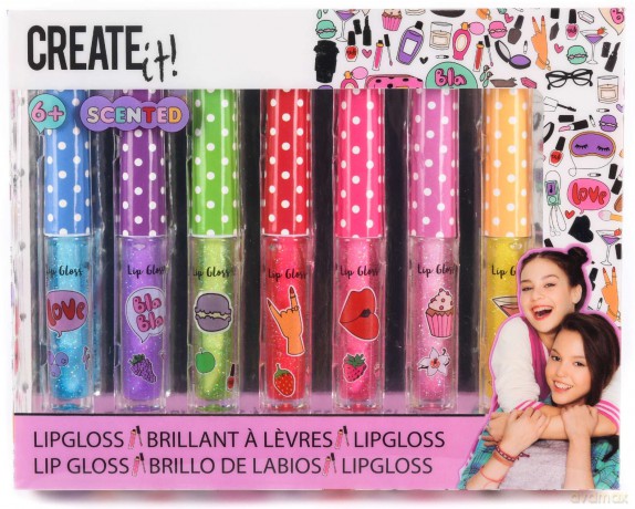 Pachnące brokatowe błyszczyki Create it!