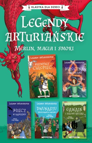 Pakiet Legendy arturiańskie (Tomy 1-5) - Autor nieznany [KSIĄŻKA]