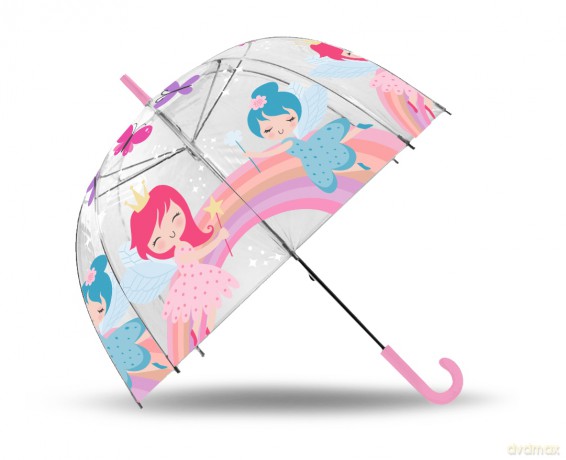 Parasolka Fairy Princess przezroczysta KL11368