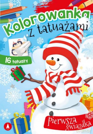 Pierwsza gwiazdka. Kolorowanka z tatuażami [KSIĄŻKA]