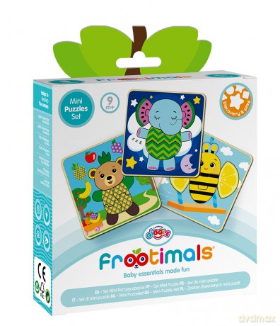 Puzzle drewniane mini Frootimals