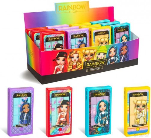 Sól do kąpieli musująca Rainbow high 1 sztuka mix