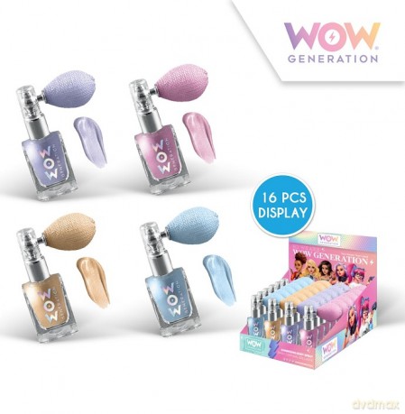 Spray do ciała WOW brokatowy mix wzorów 1szt.
